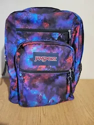 JanSport Backpack Purple Cosmos Universe. No major stains or tears, rips, holes.