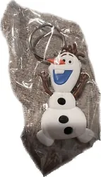 Disney Frozen Olaf Standing Double Sided Rubber Keyfob.