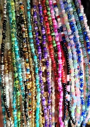 Terra Firma presents delicate seed bead chokers in fun colors for everyone. You choose the one you want! Stack em for...