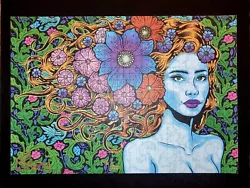 You are buying on an official sold out limited edition Chuck Sperry blotter art print titled Pythia. The screen print...