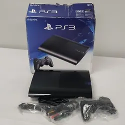 Super Slim PS3 console is brand new with an open box. Please look at all pictures in the listing. Serial Number as...