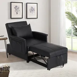 ▶ Freely switch between 3 forms: arm chair, lounger, bed. Our Convertible Chair into Beds 3-in-1 Multi-function...