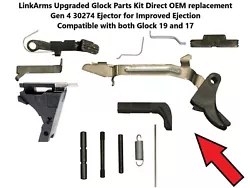 Trigger Housing Upgraded 30274 Gen 4 Ejector - resolves ejection pattern issues. Slide Lock & Spring (Includes 19 & 17...