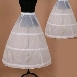 4 Layer Petticoat Skirt Crinoline Hoopless Underskirt for Bridal Wedding Dress. Girl Crinoline Petticoat 2 Hoop Skirt...