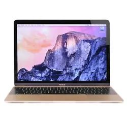 Ordinateur portable Apple MacBook Retina Core M-5Y51 double cœur 1,2 GHz 12 pouces Trackpad Force Touch sensible à la...