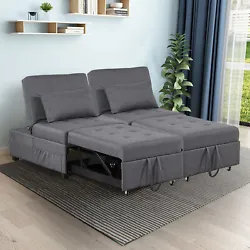 ☕【Modern Design】4-in-1 convertible ottoman bed - Minimalism is the best choice that will never go out of style....