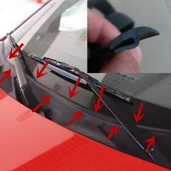 Effect: Solve the aging of the windshield plastic panel seal. Mounted on the plastic panel under the windshield wiper....
