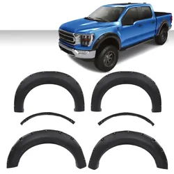 Title: Fender Flares. (2x front, 2x front inner pieces & 2x rear). High quality injection moulding fender flares with...