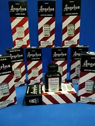 Angelus Leather Dye 3 oz. with Applicator for Shoes Boots Bags NEW Pic-A - Color. Each bottle includes one wool...