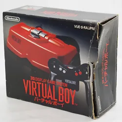 Virtual Boy. Box only / No System. Box - Used condition (Torn/Pressed).