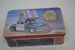 ZIPPO 1998 Limited Edition. CAR LIGHTER TIN Container Box Saratoga. I will answer the best I can. See Pics for...