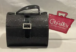 Caboodles Date Night 5870-56 small make up case/purse. Black glitter. Has been in storage. Not in perfect shape and the...