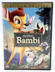Experience the magic of Walt Disneys Bambi with this 2-Disc Set Special Edition/Platinum Edition DVD. This G-rated,...