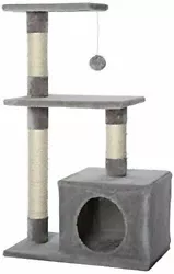 Dibea Arbre à Chat avec Griffoir - Gris.