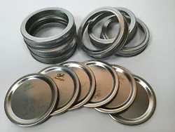 Reusable lids fit all regular mouth mason jars. Great for canning! 120 Regular Mouth Mason Jar Lids and Rings. Includes...