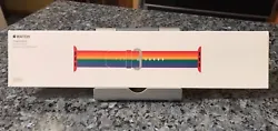 Authentic Apple 42mm 2017 PRIDE EDITION Woven Nylon Band - Rare - Limited Edition - Sold Out at Apple. It works with...