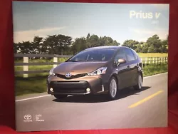 2017 Toyota Prius V Hybrid Electric 22-page Original Car Sales Brochure Catalog.