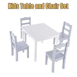 The table and chair set is ideal for your toddlers bedroom, playroom, or living room. This piece of furniture is easy...