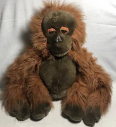 Vintage INTL Chosun I Orangutan Stuffed Plush Animal Korea Realistic 16” #2. Item condition is used, has light...