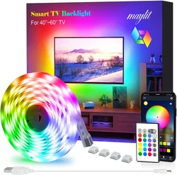 Length 14.3FT 16.4FT 6.56FT 14.3FT 6.56FT 14.3FT. Adhesive installation: use double-sided tape and fixing buckles, TV...