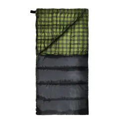 Includes a stuff sack. Perfect for cool weather camping. Oversized 40in x 80in rectangular fit. Color: Gray.