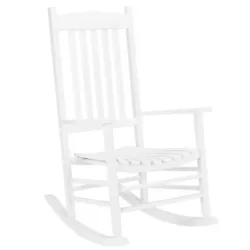 Relax and enjoy a soothing cup of morning coffee on our rocking chair. The simple and classic design provides a...