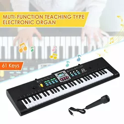 61 keys piano keyboard,made of high quality ABS material,durable. 1 x Electronic Keyboard. Because the unpaid dispute...