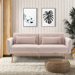 Included components: Loveseat Sofa Bed. 【Convertible Sofa Bed】This sectional sofa uses a 2-in-1 design and the...