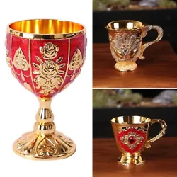 Optional styles: pumpkin gold red, gold handle, oval plate with red cup (as shown). Material: Aluminum alloy. 1 wine...