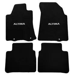 Buckle design to keep the mat sturdy. Durable nylon floor mats. Anti sliding rubber backing to keep the mats securely...