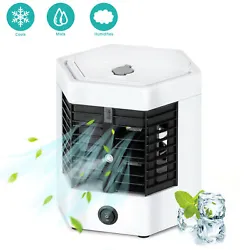 🧊【2021 Upgraded 4 In 1 Design】❄ This air cooler fan is A combination of air cooler fan, humidifier, air...