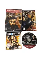 DEAD TO RIGHTS Greatest Hits Complete Ps2 Playstation 2.