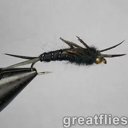 The stonefly nymph is a big fly that often produces big fish. The stonefly nymph is a staple food for trout in many...