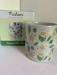 Pusheen Box Spring 2022 Exclusive Ceramic Mini Planter Brand New In Box NIB. Only taken out for pictures.