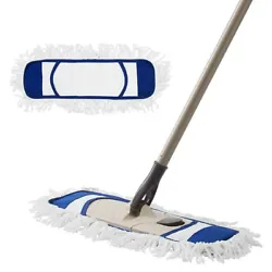 CLEANING: The microfiber dust mop can easily deal with dead angles, pet hair, dust and dirt, and can be used for Wet or...