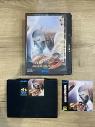 Fatal Fury 3 Road To The Final Victory SNK Neo Geo AES Avec Notice. Vous achetez ce que vous voyez.100% original.