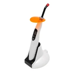 LED curing light main unit: 1 each. Optical fiber (Curing light guide): 1 each. Small size, cordless and light...