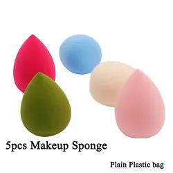 5 x Beauty Foundation blending Makeup Sponge blender Flawless Buffer Puff. Material: Sponge. 5pcs Makeup Sponge. Baby...
