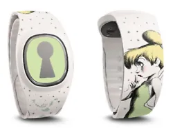 Design features our petulant pixie, Tinker Bell. • Includes one MagicBand+ with Tinker Bell design. What is a...
