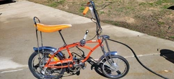 1970 Schwinn Stingray Orange Krate. Amazing origional condition.   Chrome fenders, five-speed “Stik Shift”, metal...