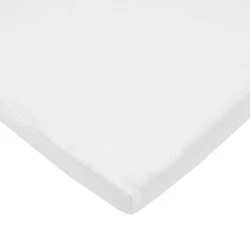 This 100% cotton supreme jersey knit fitted cradle sheet provides longer lasting wear and is available in pastel colors...