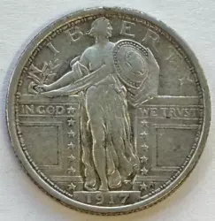 You are looking at 1917 Standing Liberty Quarter. NR--no reserve action.