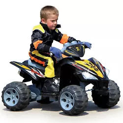 Enfant, qui na jamais rêvé de conduire un vrai quad ? Jamara le rend possible avec le Ride-on Quad pour enfants....