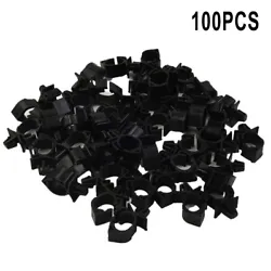 100pcs Car Wiring Harness Fasteners. Hole size: 11mm (Approx.).