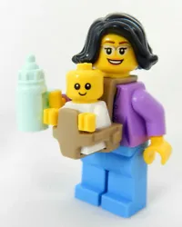 NEW LEGO MOM with Baby in Carrier.