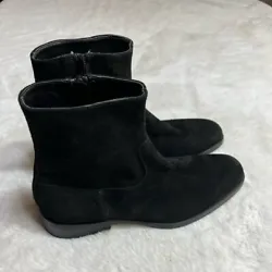 Aldo black suede mens boots size 7.5