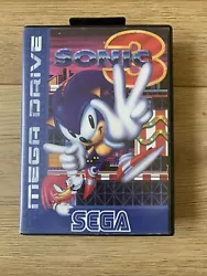 SONIC 3 COMPLET BOÎTE NOTICE SEGA MEGADRIVE PAL EURO CIB OVP III JEU GAME SPIEL.