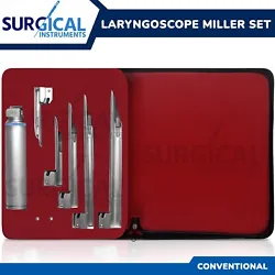 Miller Laryngoscope Set. Always Best Quality! OUR PRODUCT RANGE. Our production process has attained ISO 9001:2008, ISO...