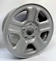 THIS IS FOR ONE OEM 16X7 5X5 BOLT PATTERN 2007-2018 JEEP WRANGLER FIVE SPOKE STYLE RIMS. FACTORY JEEP WHEELS. POWDER...