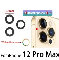 Lentille caméra arrière pour iphone 12 pro max.